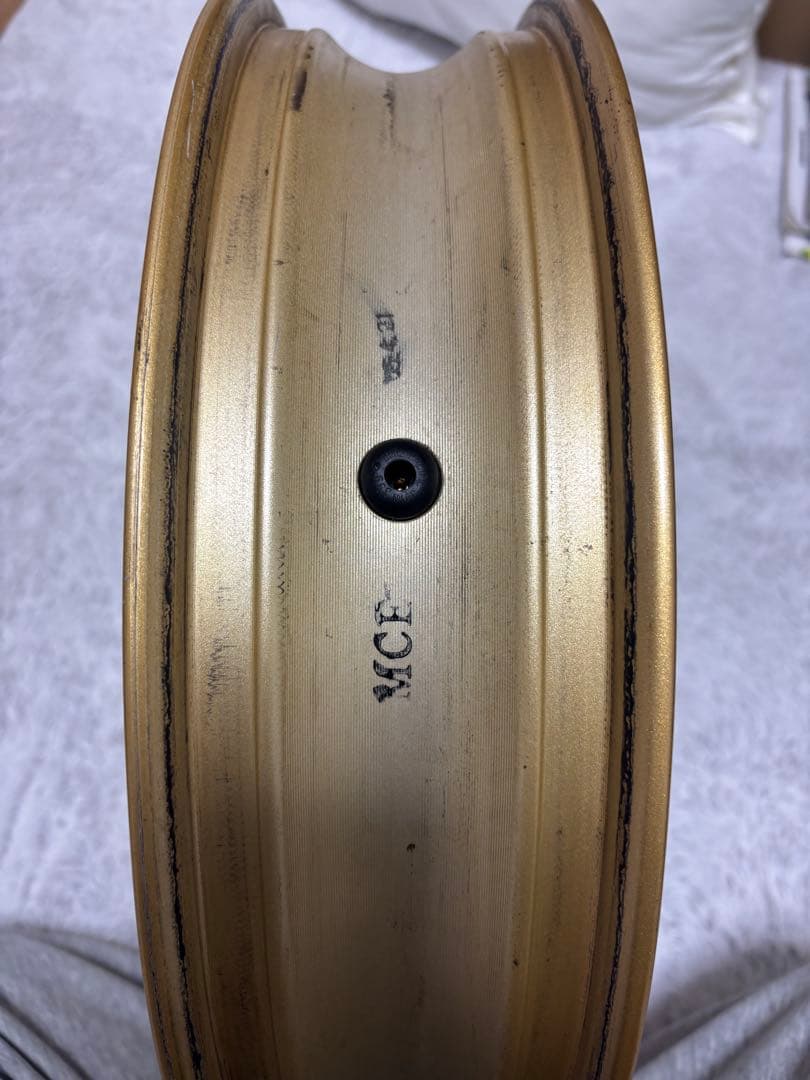 CB400SFnc39純正フロント金ホイール