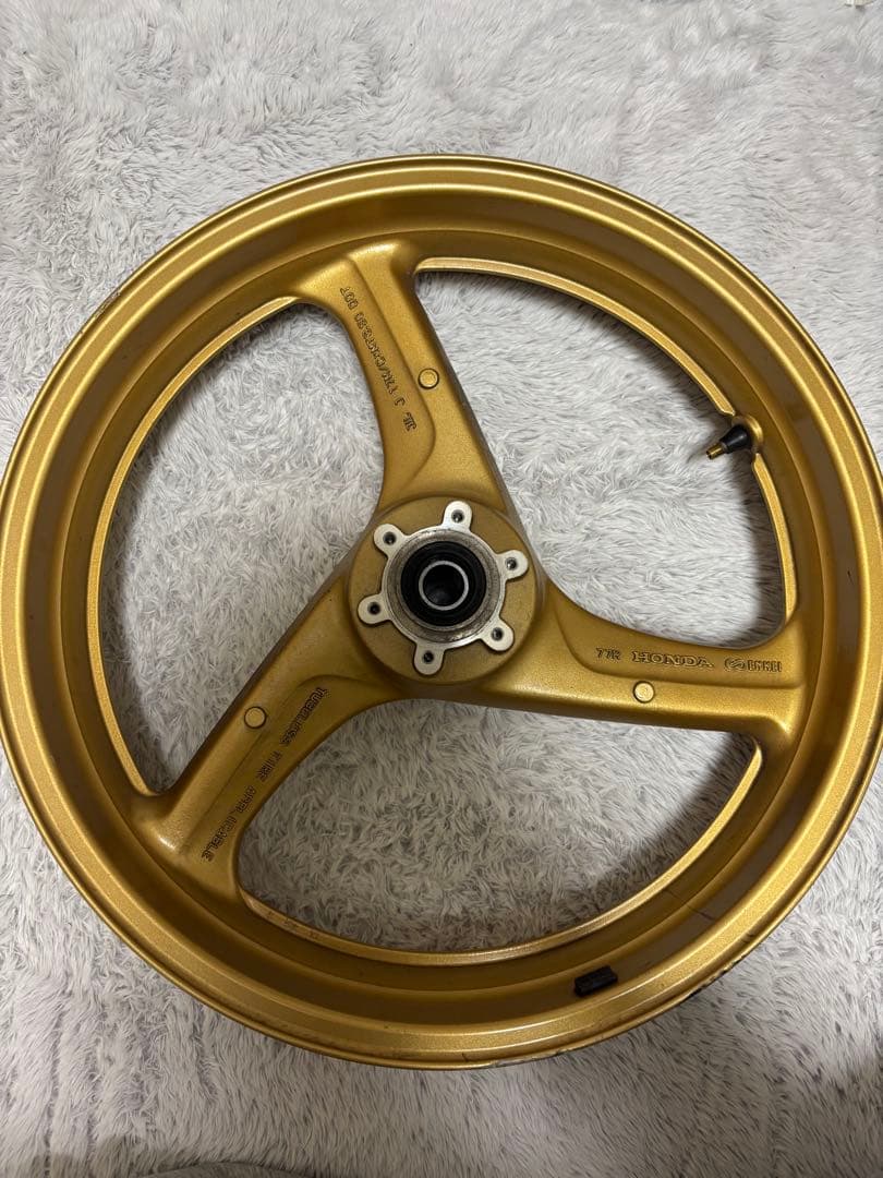 CB400SFnc39純正フロント金ホイール