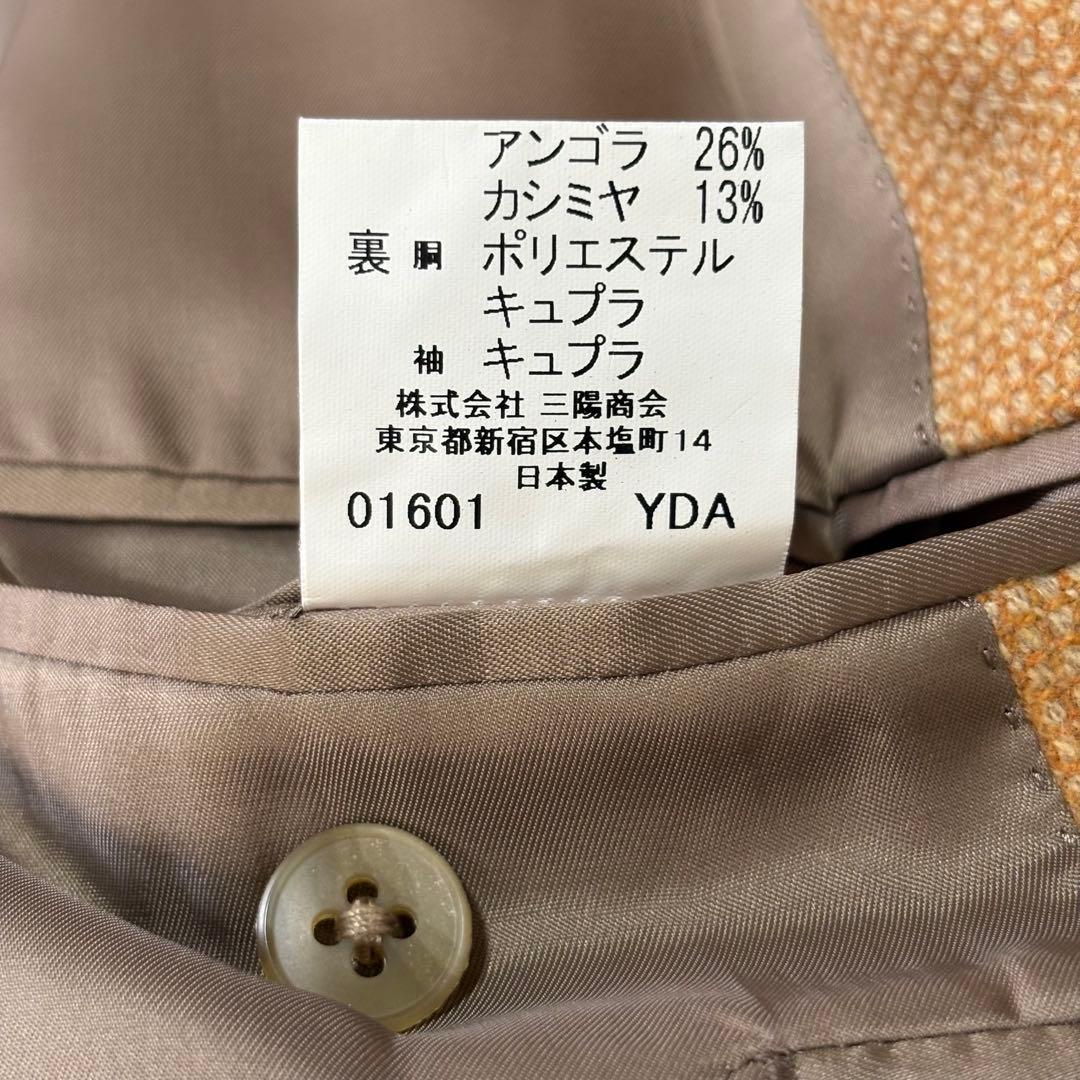 ✨美品✨ バーバリーロンドン テーラードジャケット カシミヤ混 アンゴラ混 L