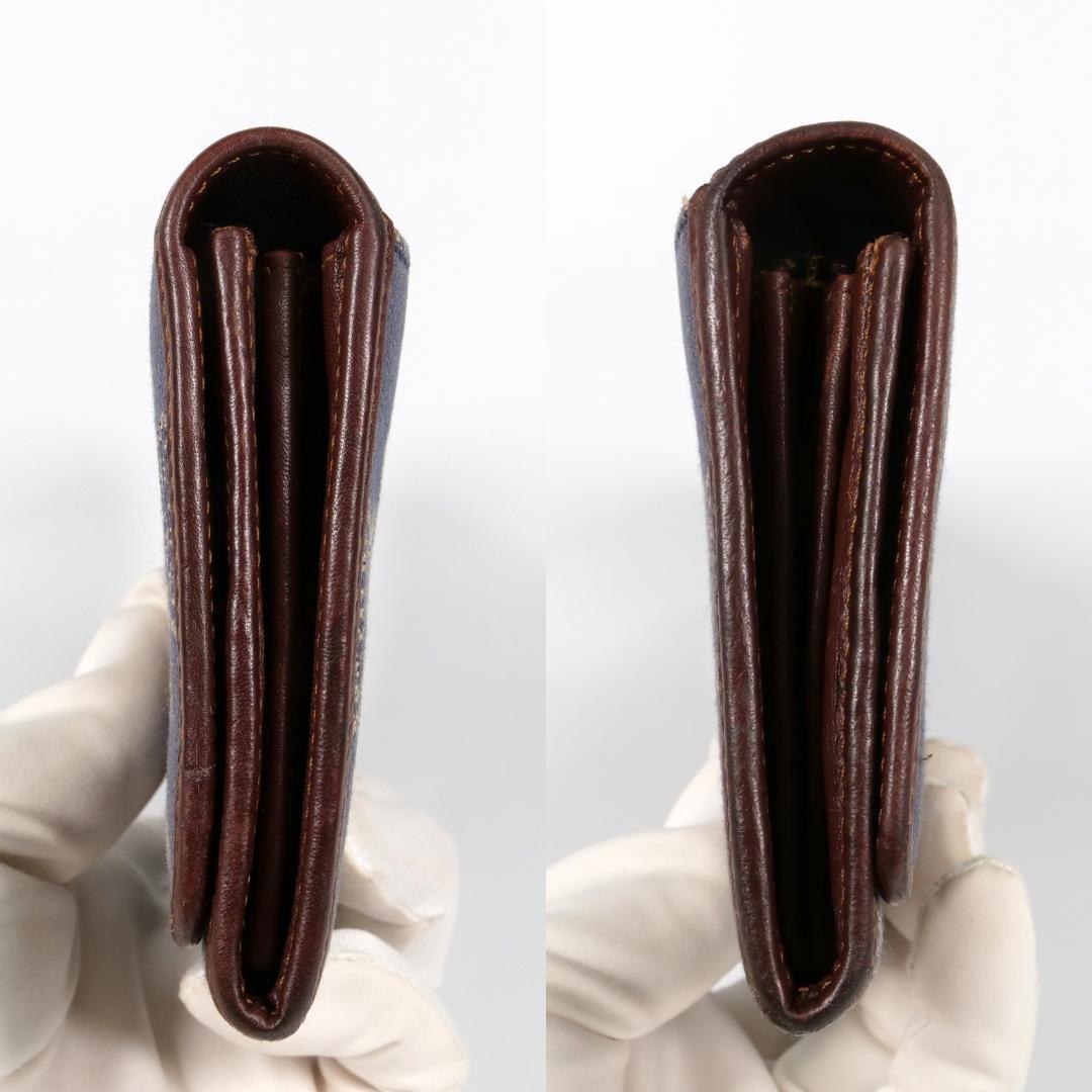 美品✨セリーヌ celine 長財布 マカダム デニム