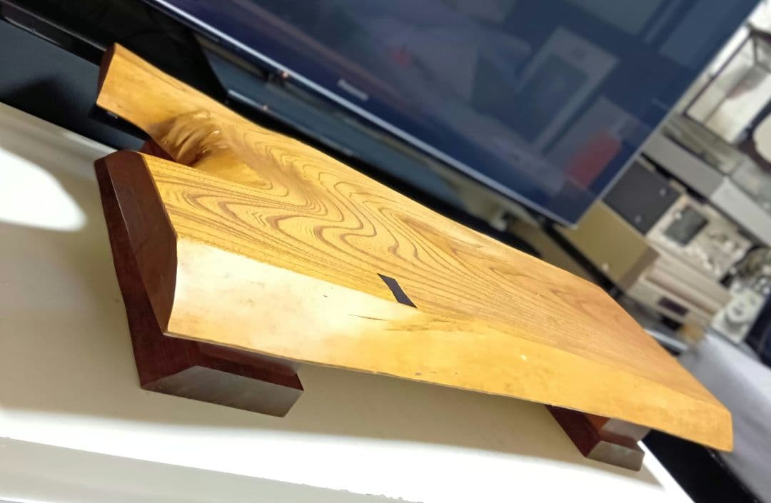 てんどう　様売約済　欅　一枚板　総無垢材　ウォールナット　蝶契り　ローテーブル