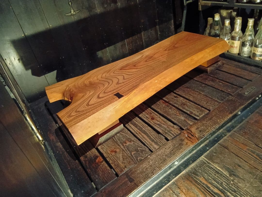 てんどう　様売約済　欅　一枚板　総無垢材　ウォールナット　蝶契り　ローテーブル
