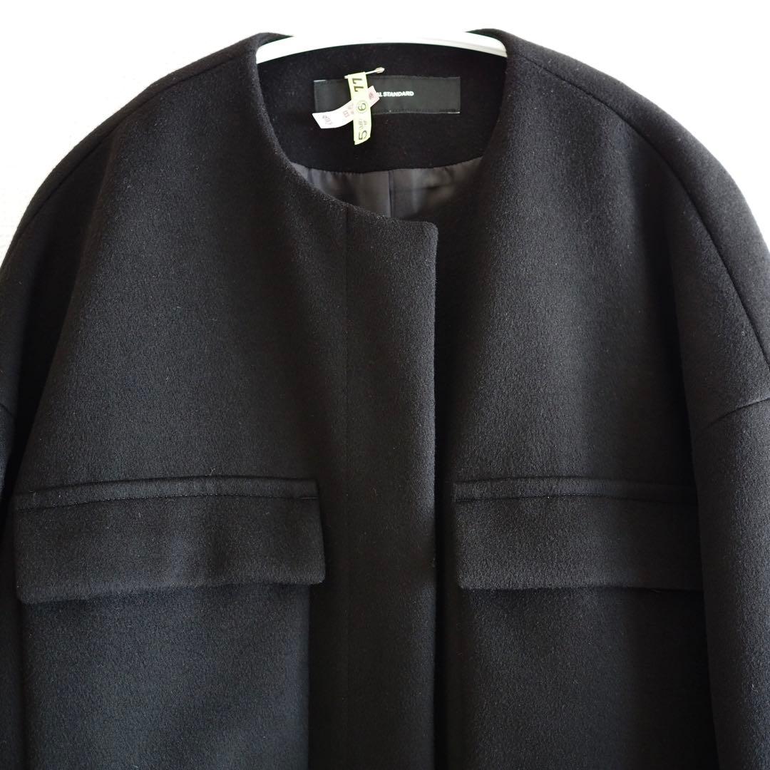 【美品】ジャーナルスタンダード／ビッグポケットショートブルゾン／黒／M