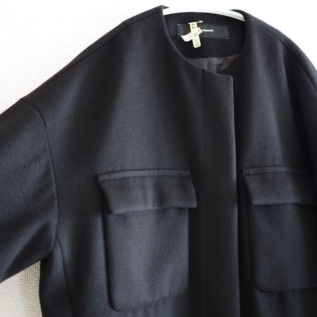 【美品】ジャーナルスタンダード／ビッグポケットショートブルゾン／黒／M