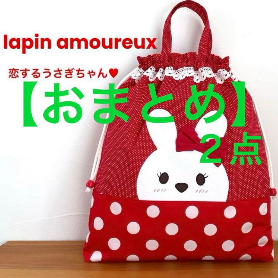 【おまとめページ】２点（お着替え袋持ち手付き×2）