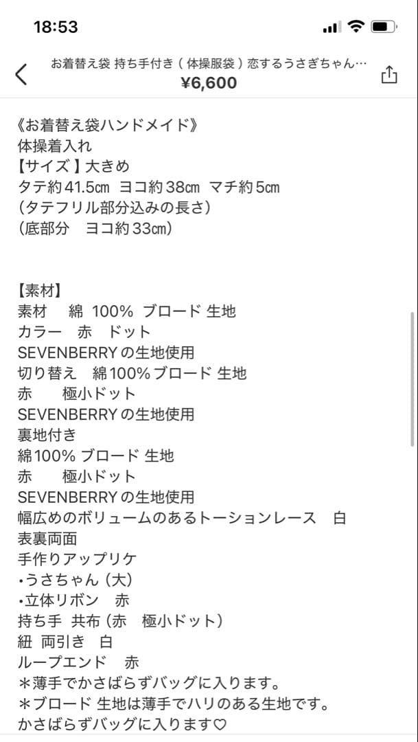 【おまとめページ】２点（お着替え袋持ち手付き×2）