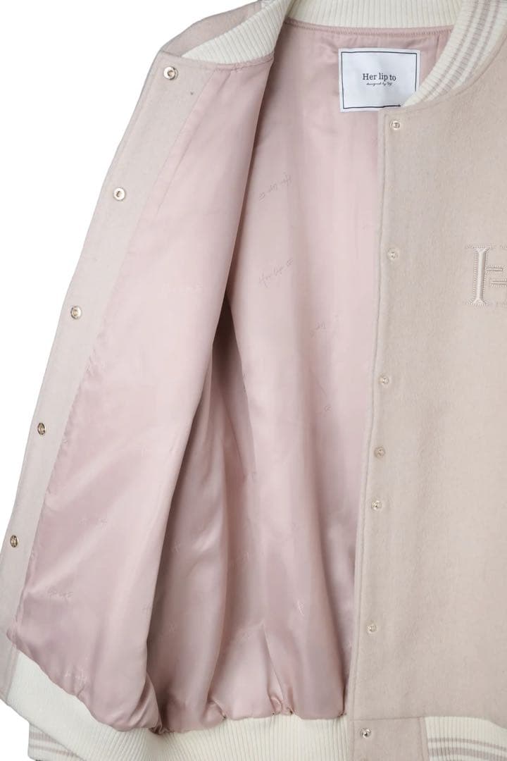 ジャケット・アウター her lip to H Logo Varsity Jacket