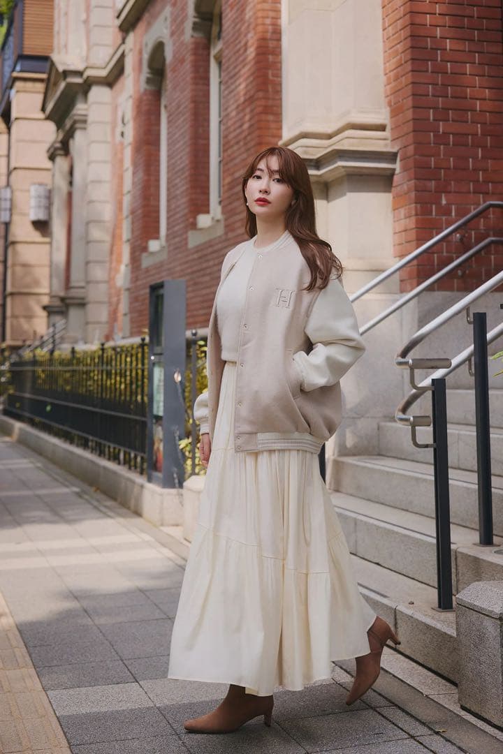 ジャケット・アウター her lip to H Logo Varsity Jacket