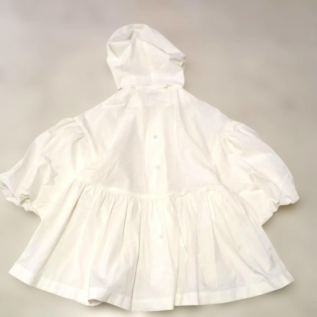 m,i,d, エムアイディー ボリュームスリーブ フレアへムパーカー 36