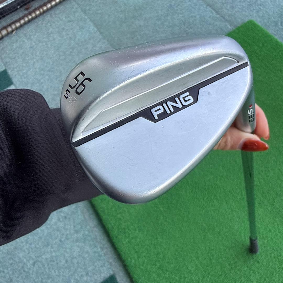 【中古】値下げPING S129 56度ウェッジ　モーダス105