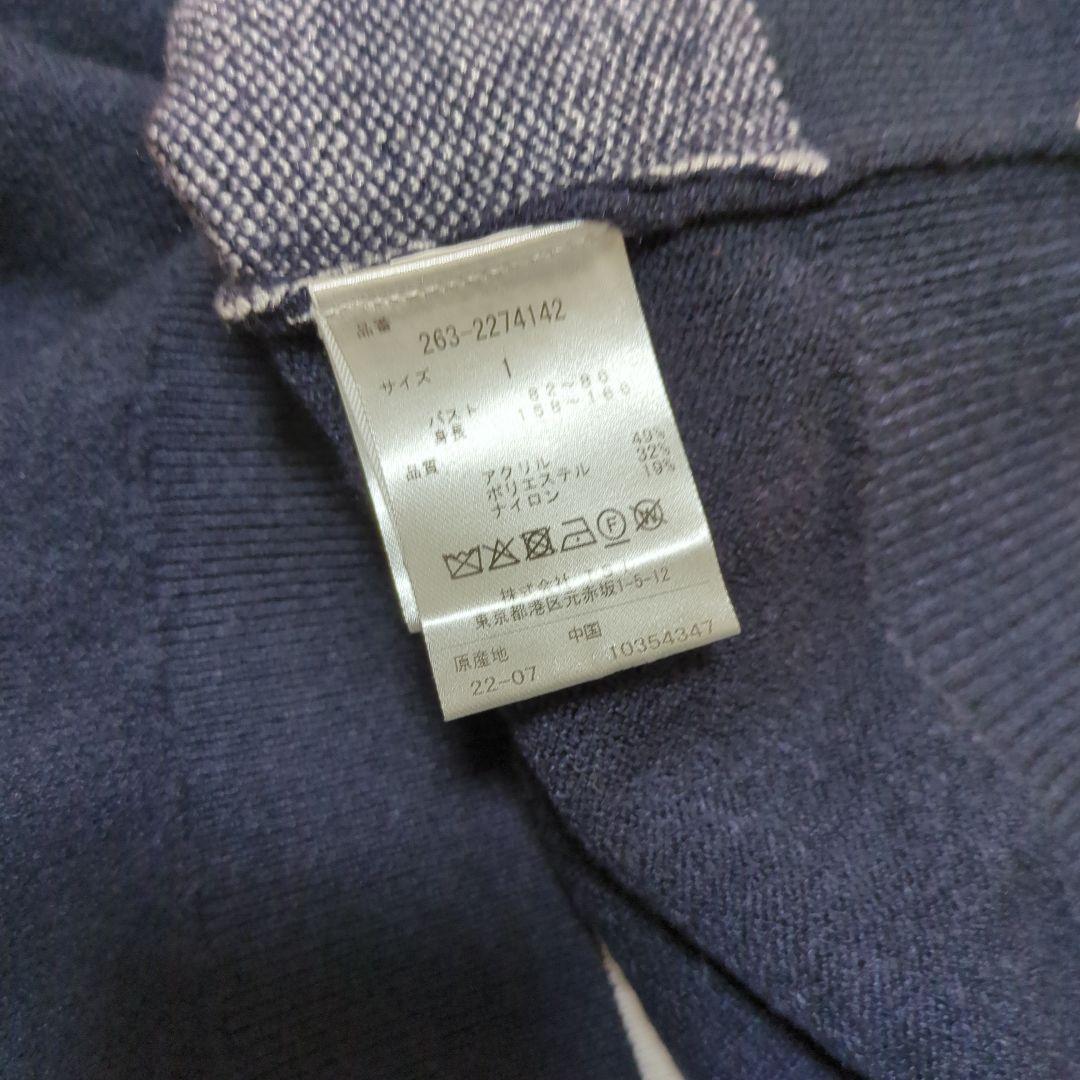 ★美品★Jack Bunny!!　ジャガードタートルネックプルオーバー　1