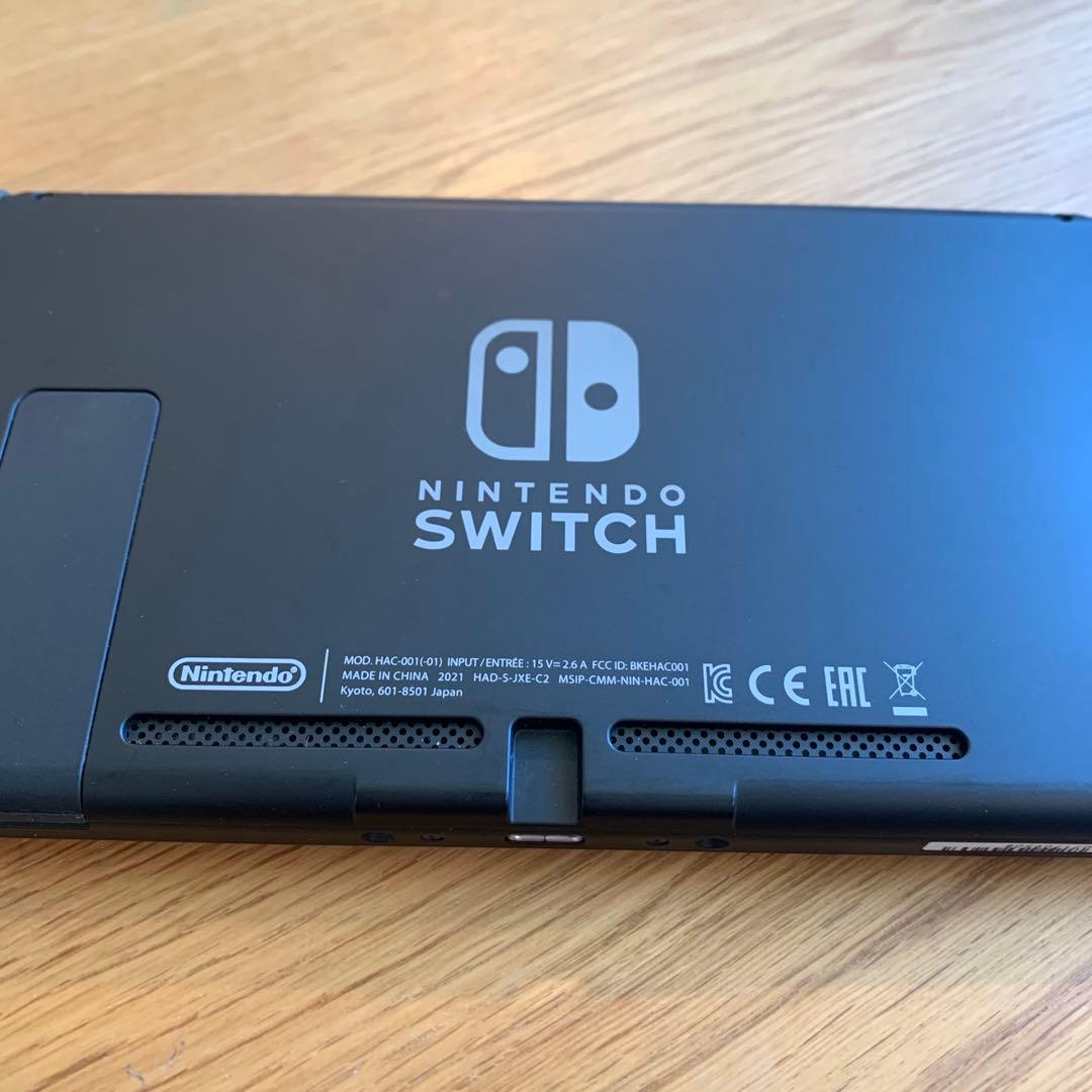 【美品】Nintendo Switch 21年強化型 付属品完備＋未使用ケース付