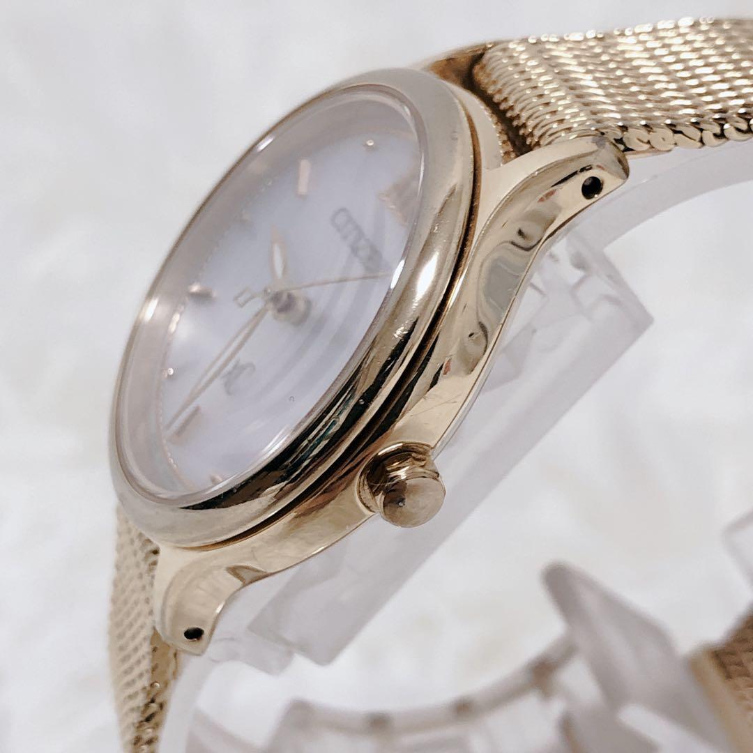 CITIZEN　xC　エコドライブ　ミズコレクション　クロスシー　ゴールド