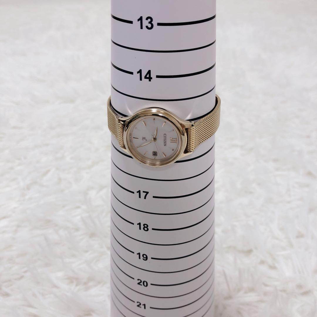 CITIZEN　xC　エコドライブ　ミズコレクション　クロスシー　ゴールド