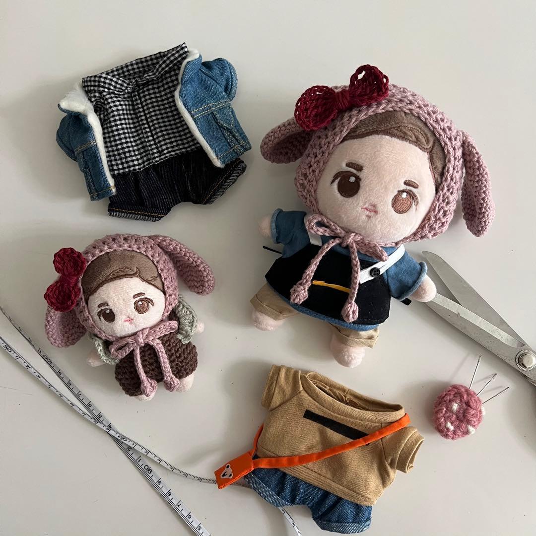 EXO ギョンス　シウミン　カイ　ぬいぐるみ　10センチ　洋服