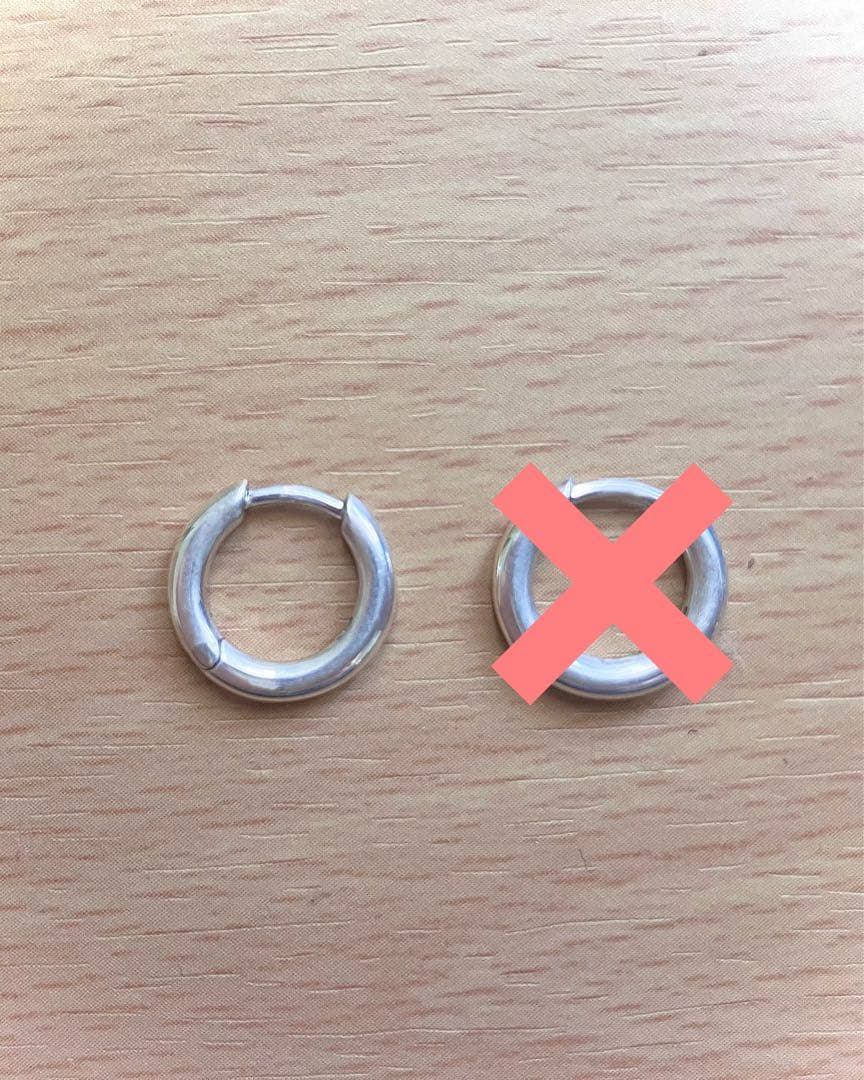 Tom Wood ピアス classic small 片耳