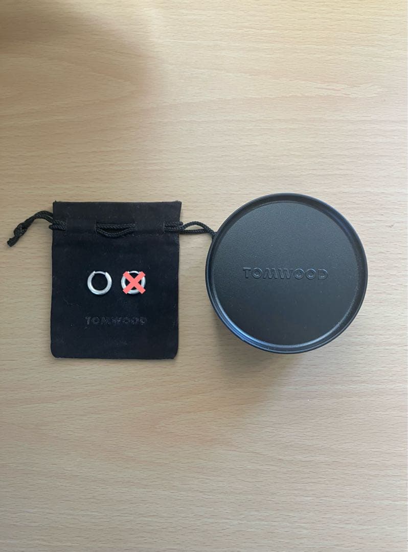 Tom Wood ピアス classic small 片耳