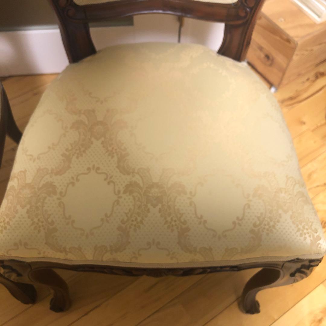 アンティーク　クラシック木製チェア　2脚セット