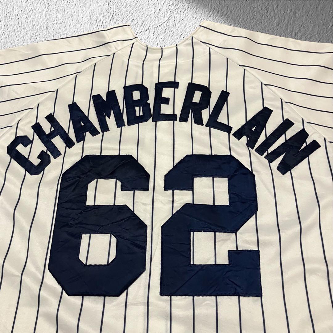【デッドストック】00s マジェスティック ヤンキースユニフォーム チェンバレン