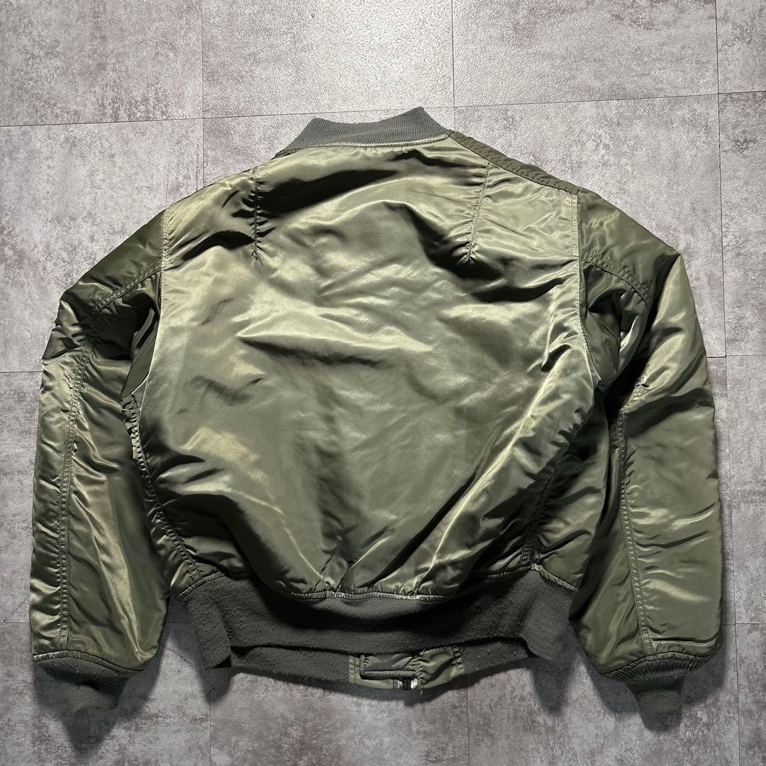 90s alpha ma-1 flight jacket USA製　短丈　M