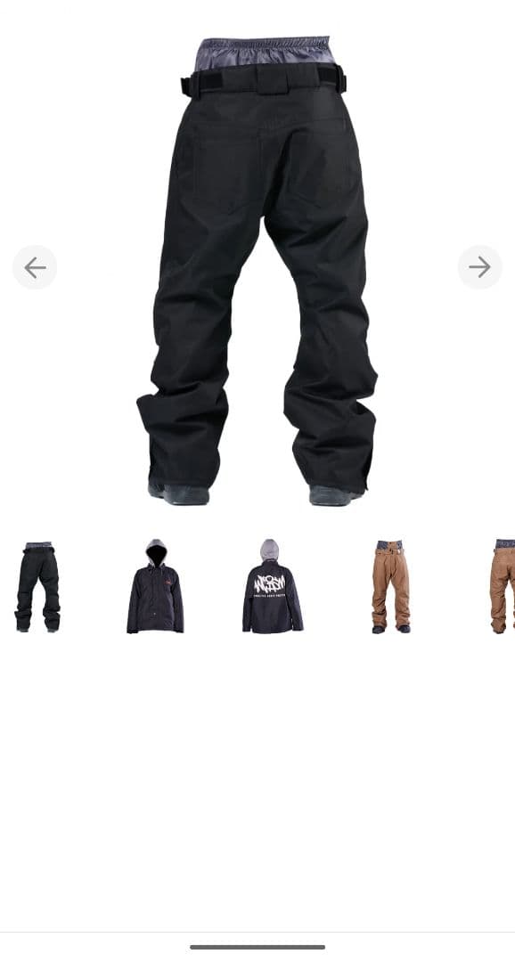 新品未使用 ANTISM スノーボード アンティズム　パンツ Mサイズ