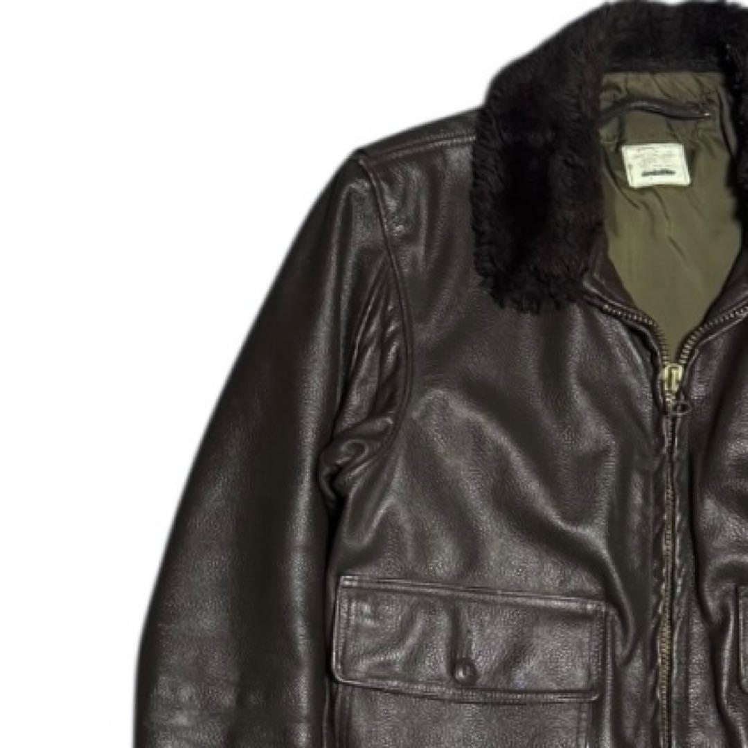 米軍実物 USN 80s G-1 BRILL BROS社製 フライトジャケット