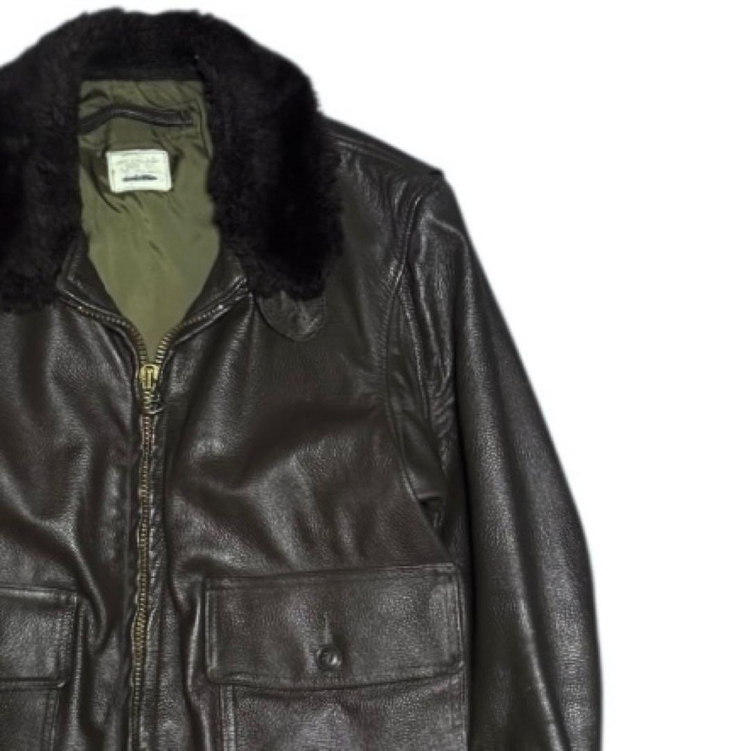 米軍実物 USN 80s G-1 BRILL BROS社製 フライトジャケット