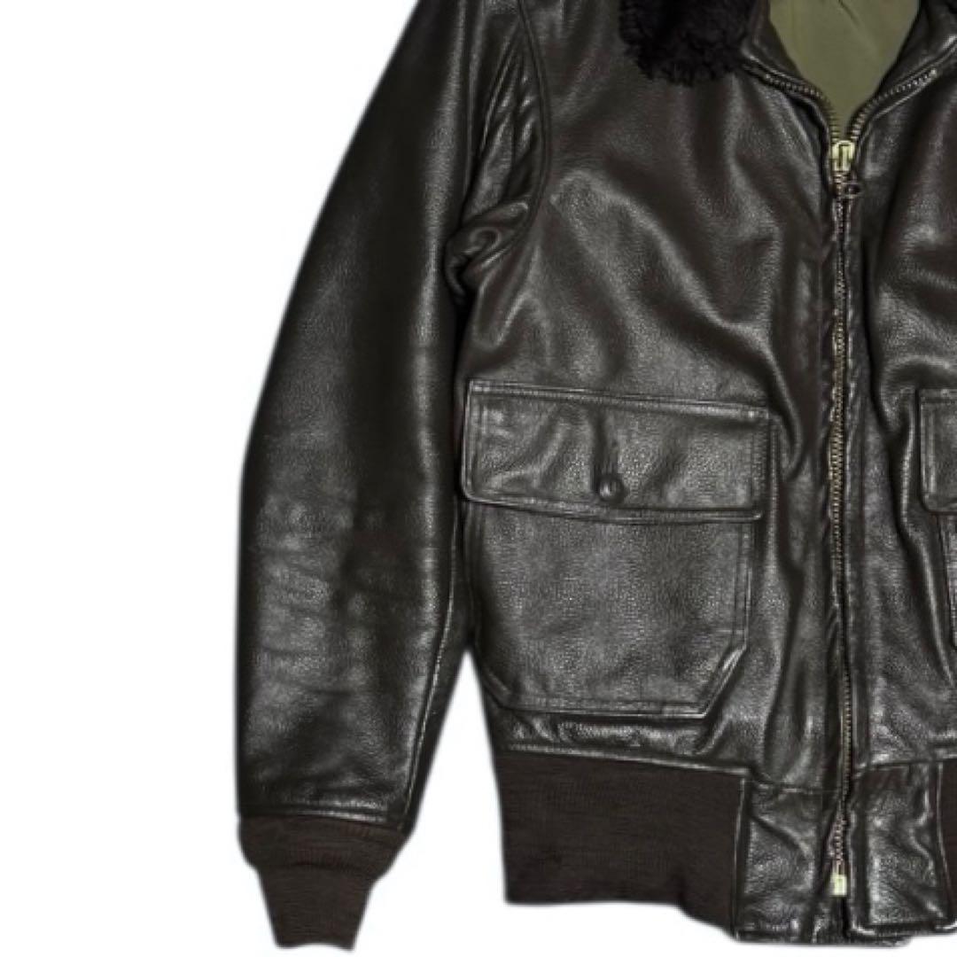 米軍実物 USN 80s G-1 BRILL BROS社製 フライトジャケット