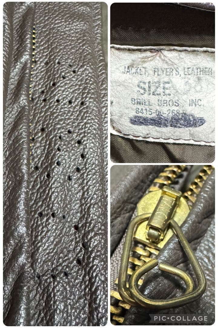 米軍実物 USN 80s G-1 BRILL BROS社製 フライトジャケット