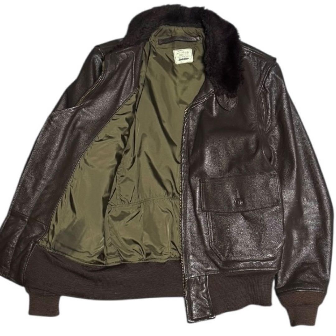 米軍実物 USN 80s G-1 BRILL BROS社製 フライトジャケット