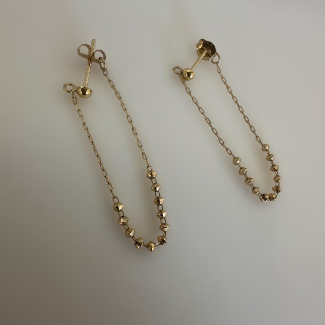 アーカー AHKAH ミモザピアス