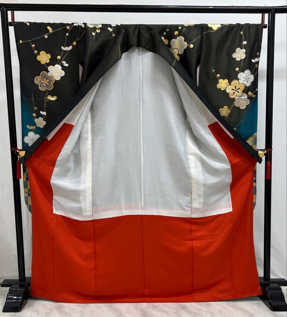 豪華金彩　振り袖　フルセット　別誂長襦袢付　成人式　刺繍入り　金通し 606