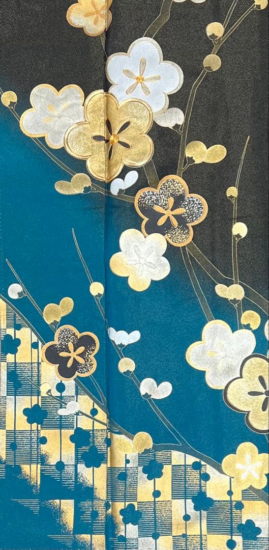 豪華金彩　振り袖　フルセット　別誂長襦袢付　成人式　刺繍入り　金通し 606