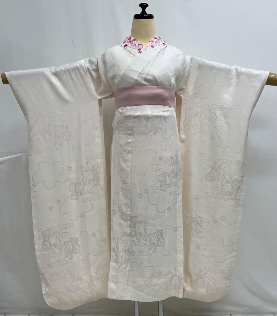 豪華金彩　振り袖　フルセット　別誂長襦袢付　成人式　刺繍入り　金通し 606