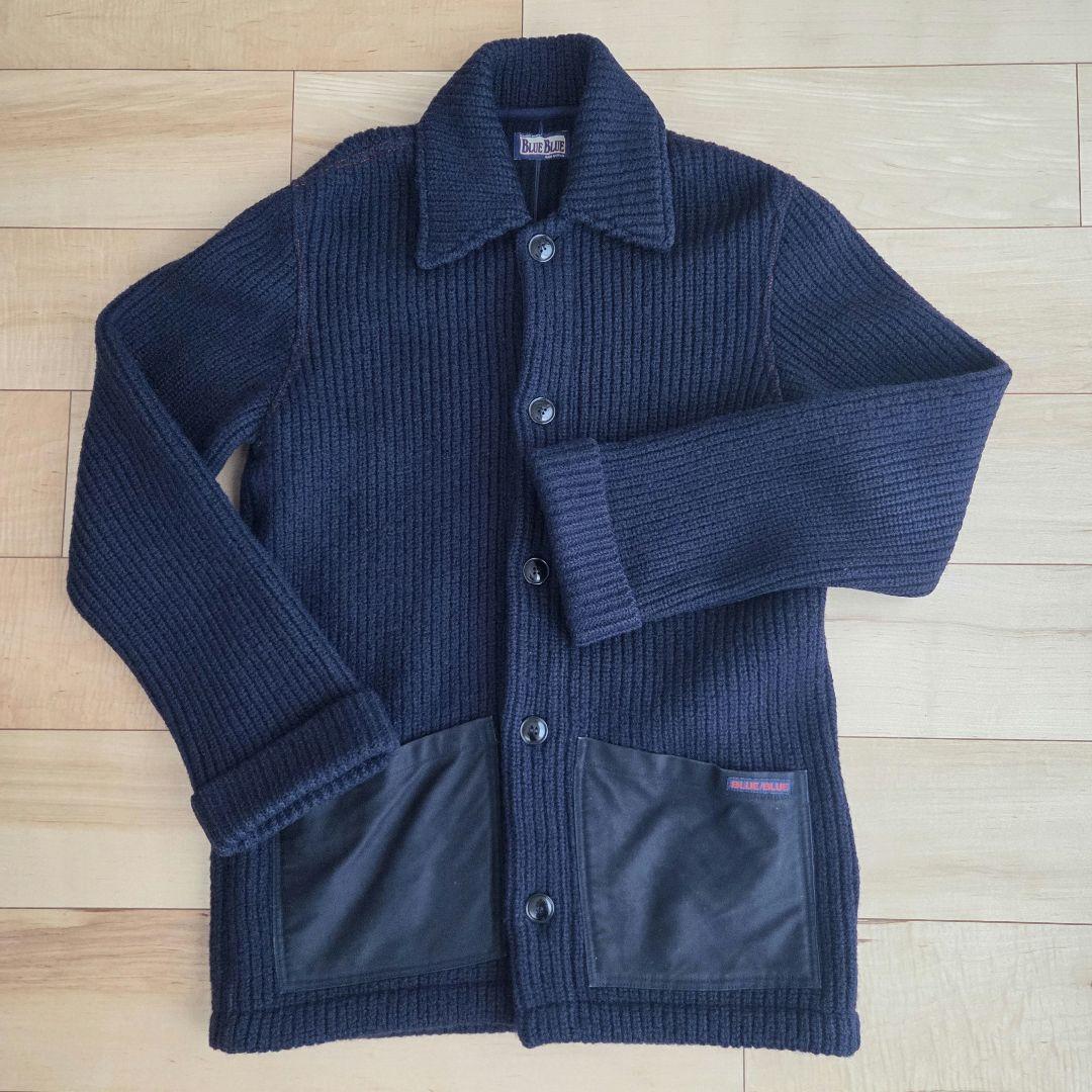 ハリウッドランチマーケット　BlueBlue 圧縮ニット　ネイビー