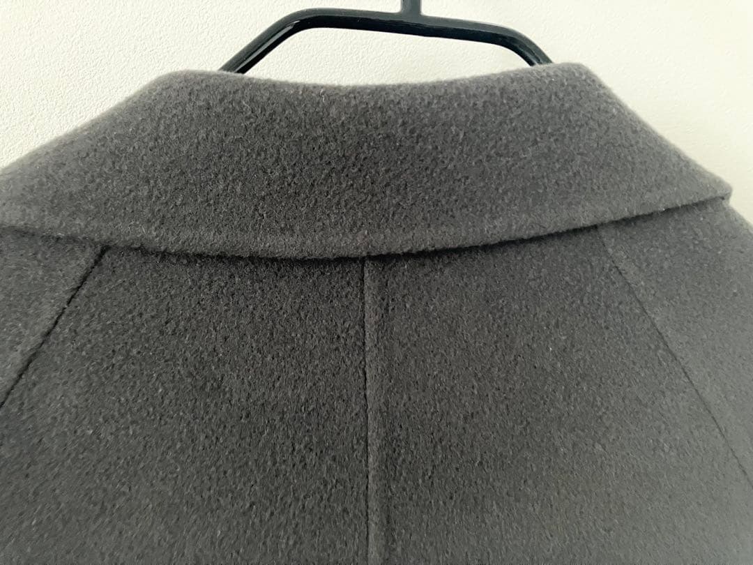 SOÉJU ソージュ ウールリバーローブコート ベルト チャコールグレー S