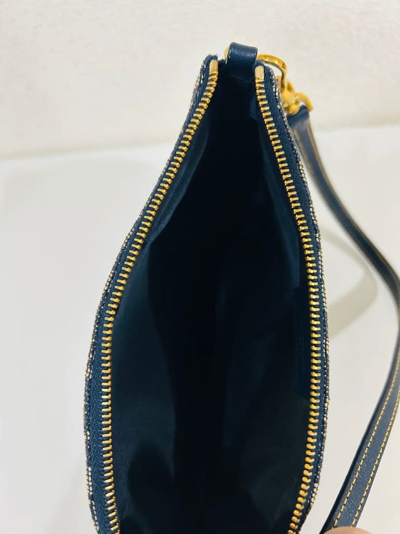 クリスチャン　ディオール　トロッター柄　サドルバック　Dior