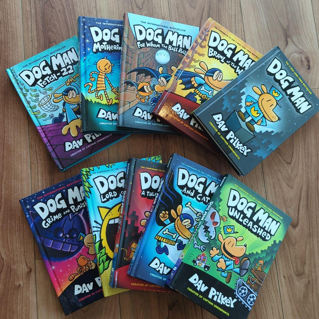 【子供向け洋書】Dog Man 10巻セット Dav Pilkey