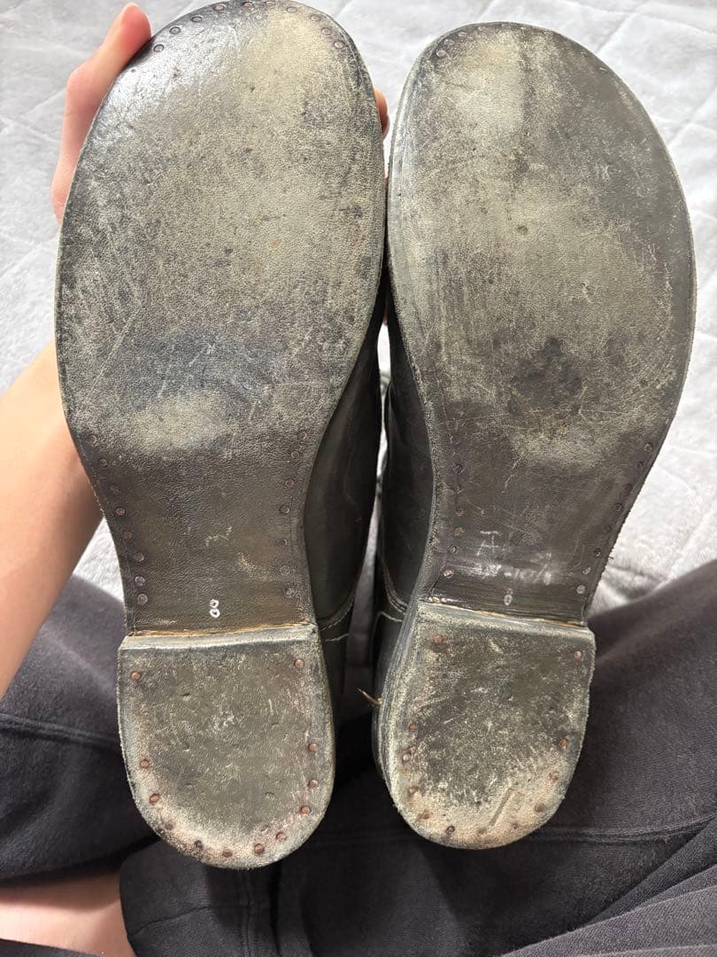 80~90s unknown vintage レザーブーツ