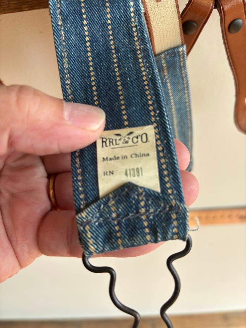 Pohan Cheng ダブルアールエル ウォバッシュサスペンダー