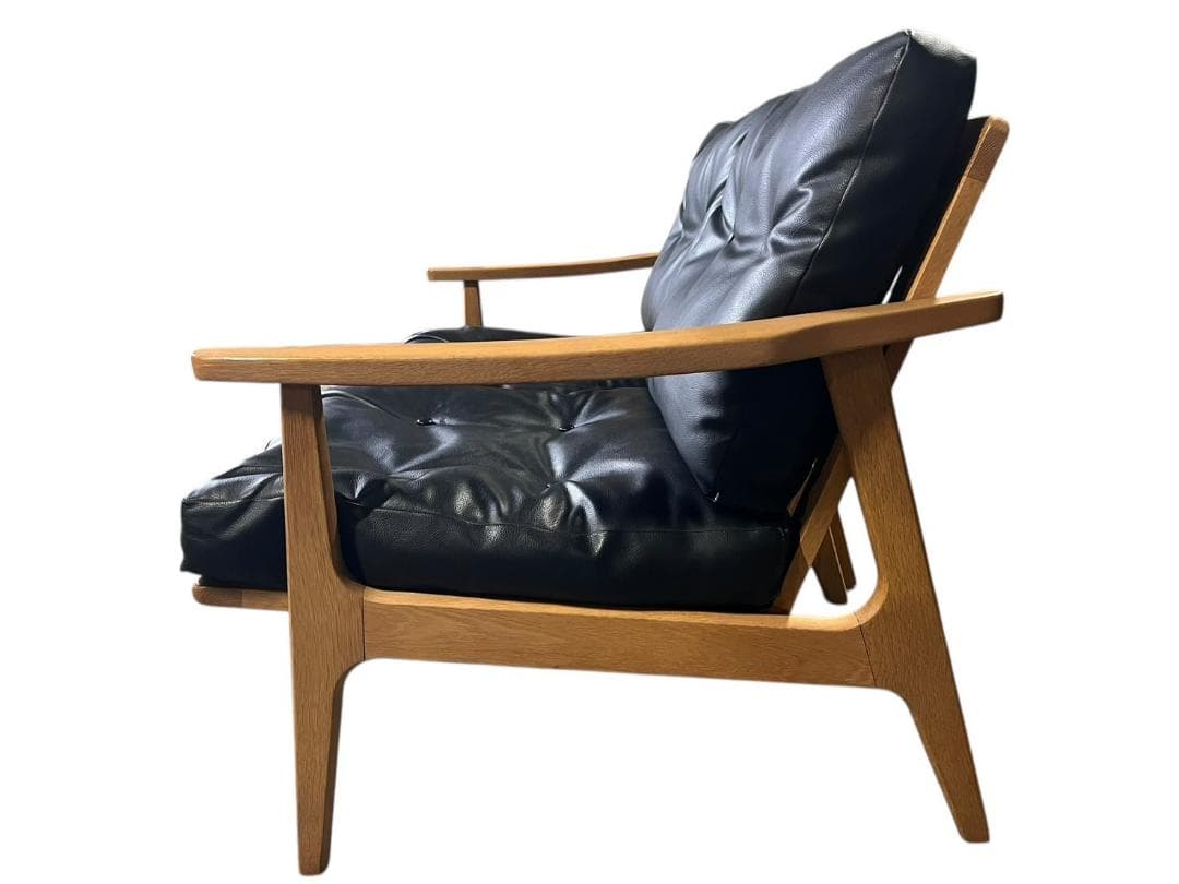 ◇マルニ60 maruni60 オーク フレームチェア 肘掛け有　2掛けソファ