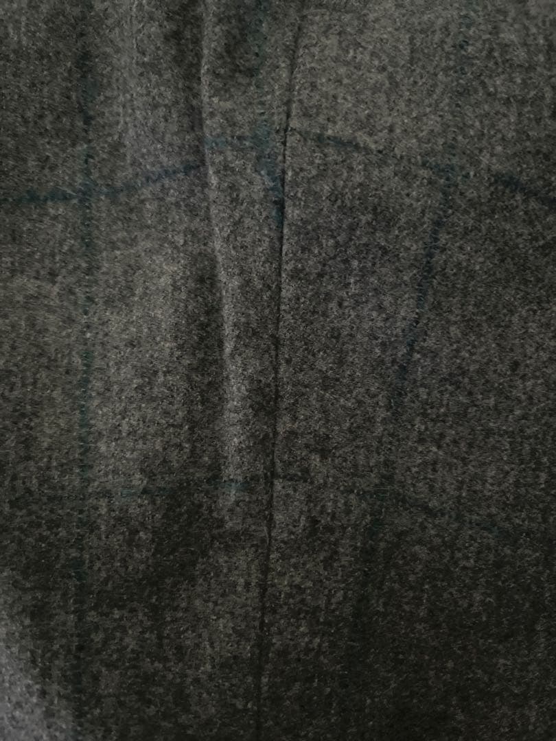 INCOTEX グレー チェック柄 スラックス