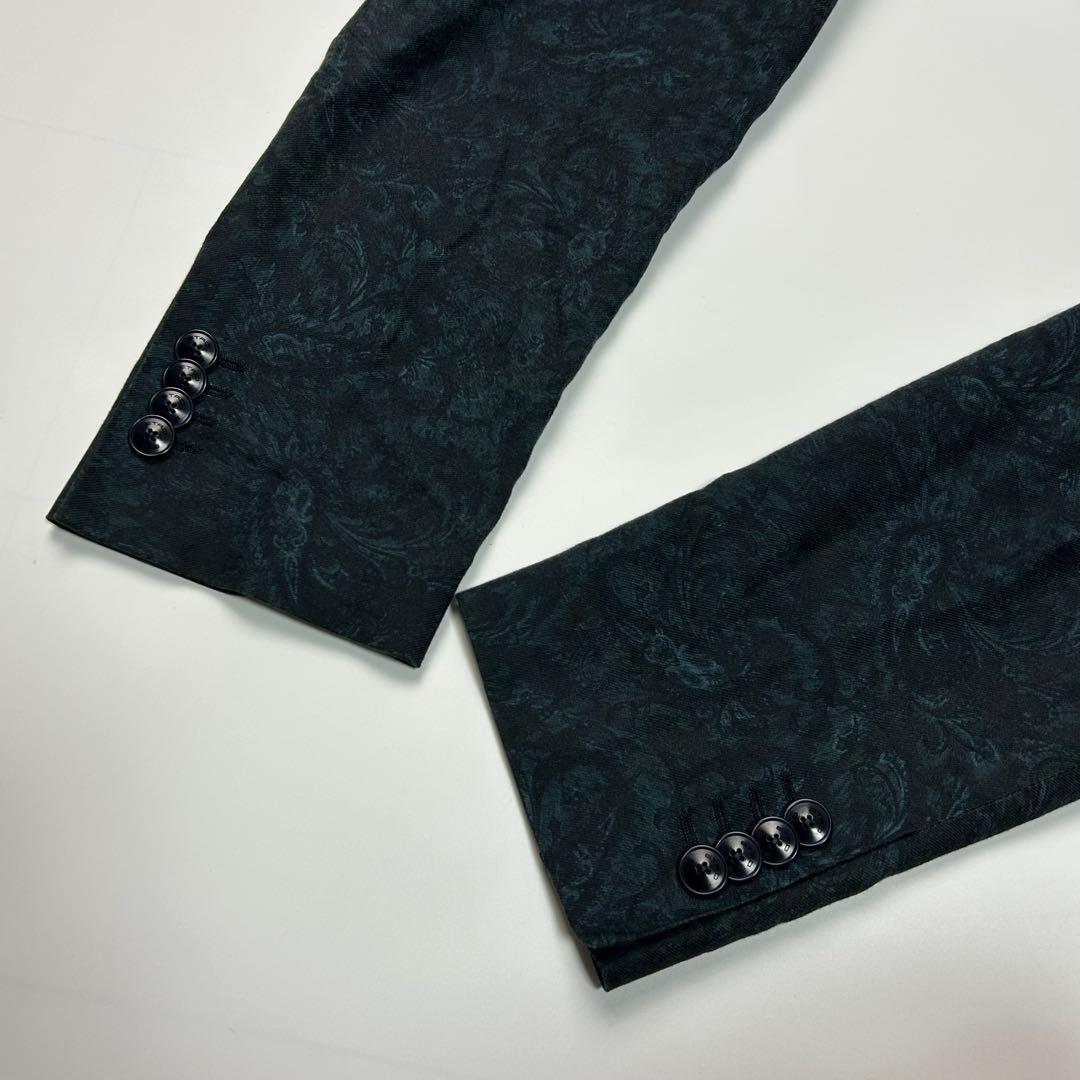 美品✨ XLサイズ ETRO テーラードジャケット ペイズリー柄 裏地 星座柄