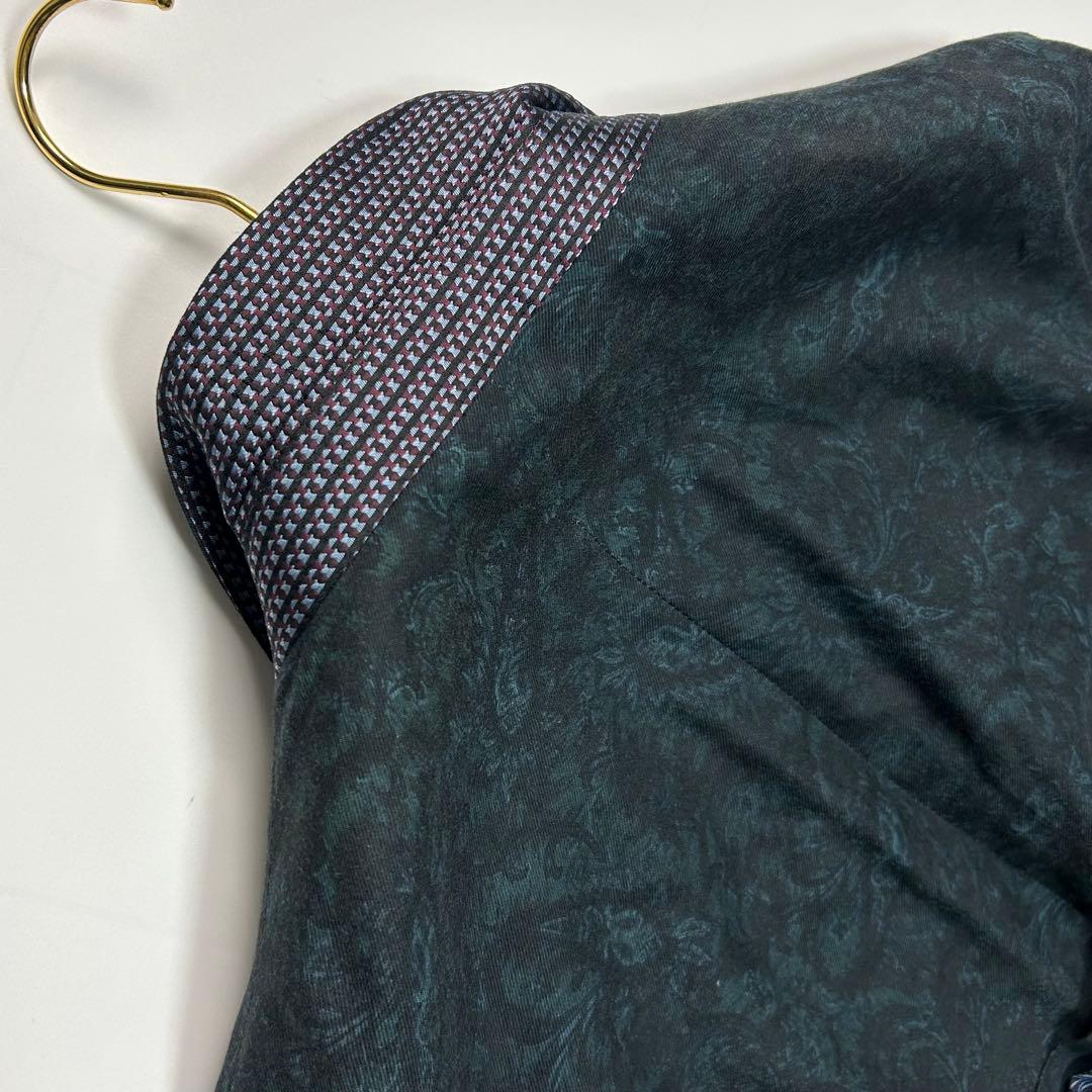 美品✨ XLサイズ ETRO テーラードジャケット ペイズリー柄 裏地 星座柄