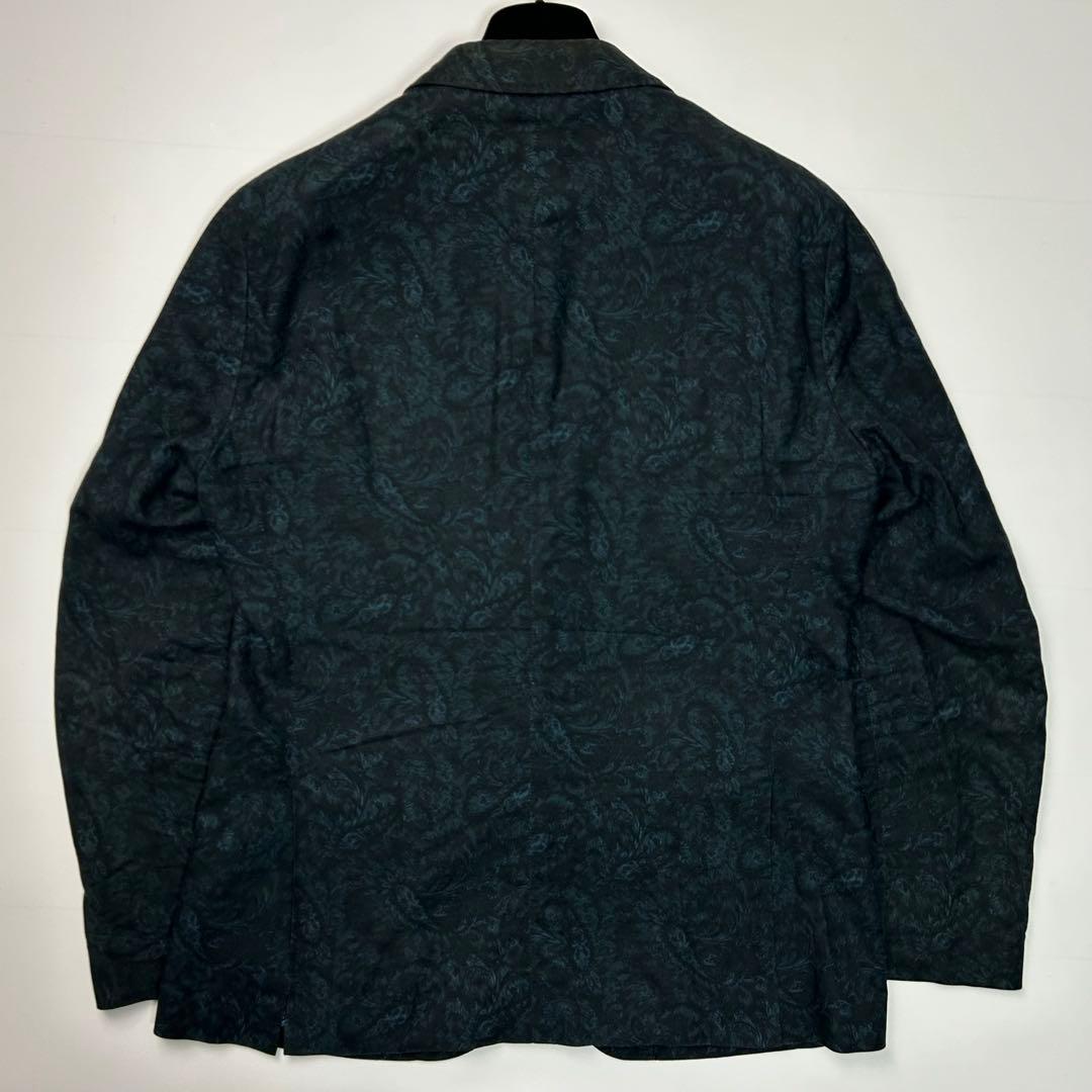 美品✨ XLサイズ ETRO テーラードジャケット ペイズリー柄 裏地 星座柄