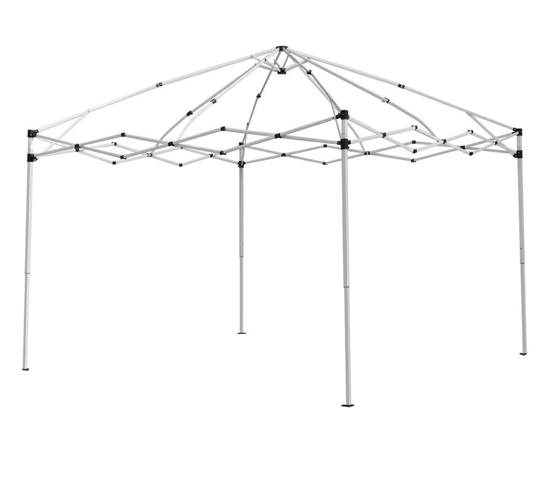 FIELDOOR タープテント スチール　強化版　2.5m ライトベージュ