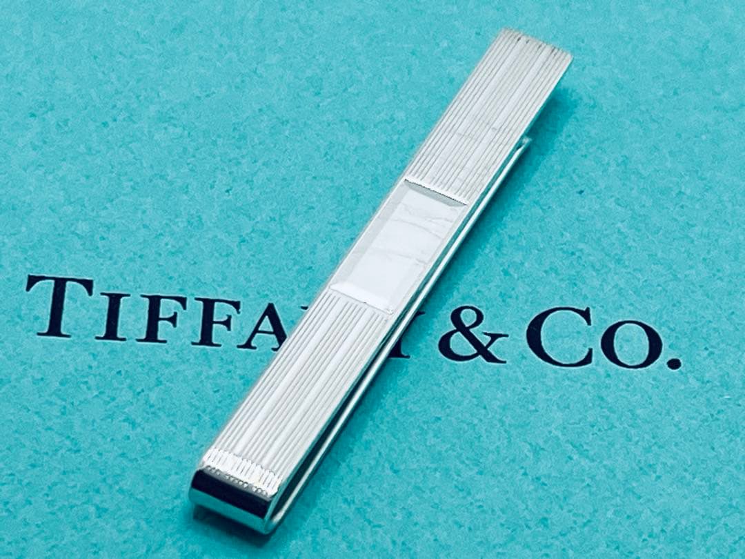 h812 ティファニー　エンジンターン　マネークリップ　シルバー　925