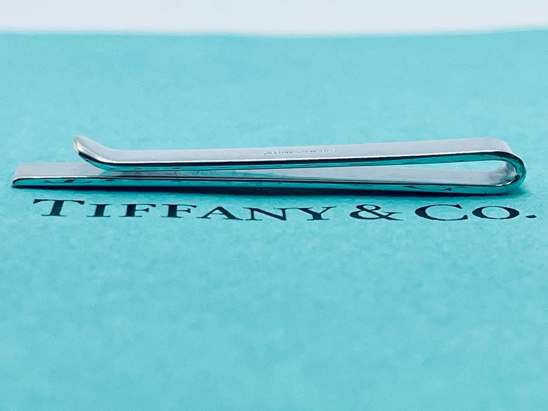 h812 ティファニー　エンジンターン　マネークリップ　シルバー　925