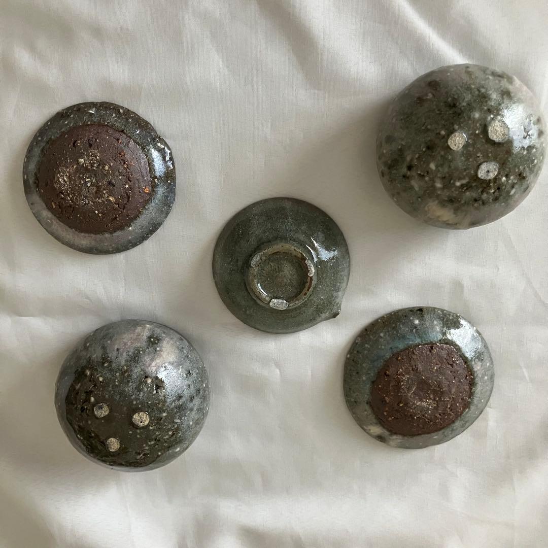 長谷川奈津　小皿　小鉢　林檎灰釉