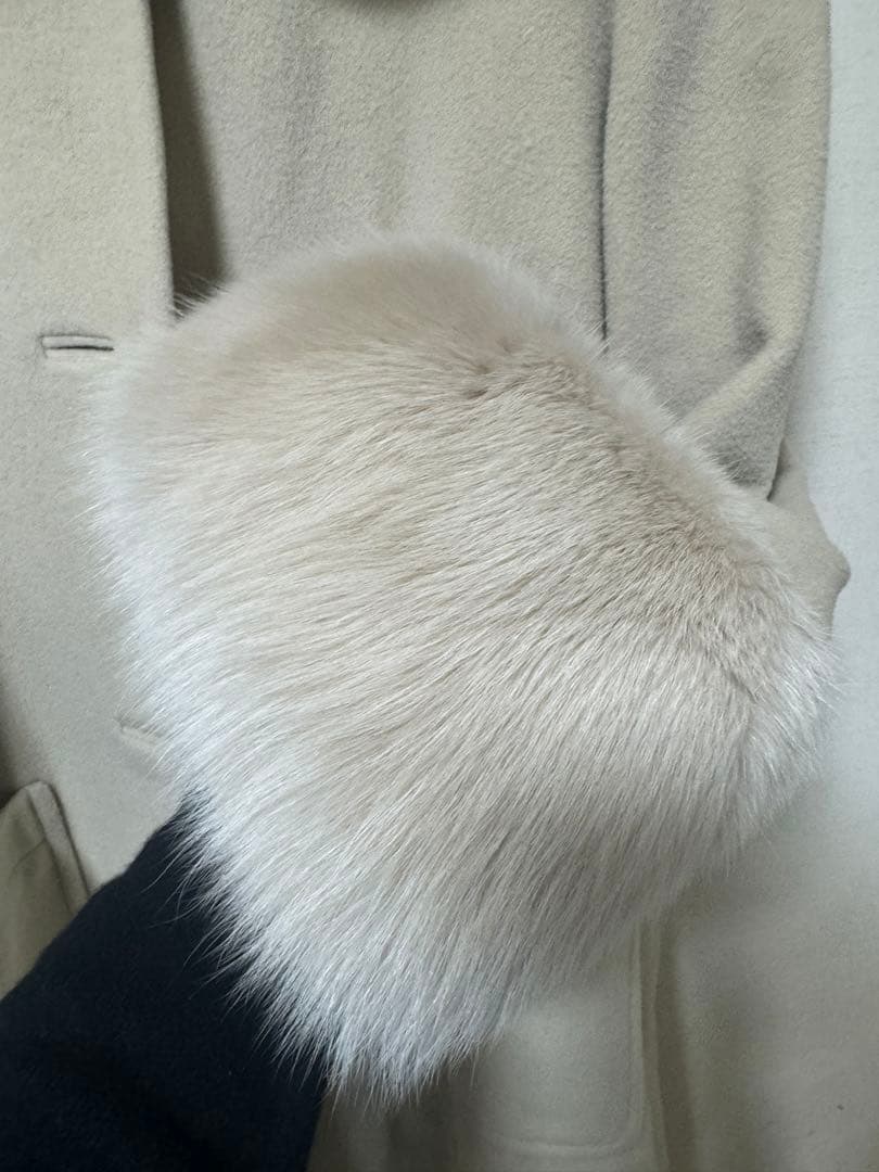 美品❗️FOXEY毛皮ファーコート 定価50万くらい
